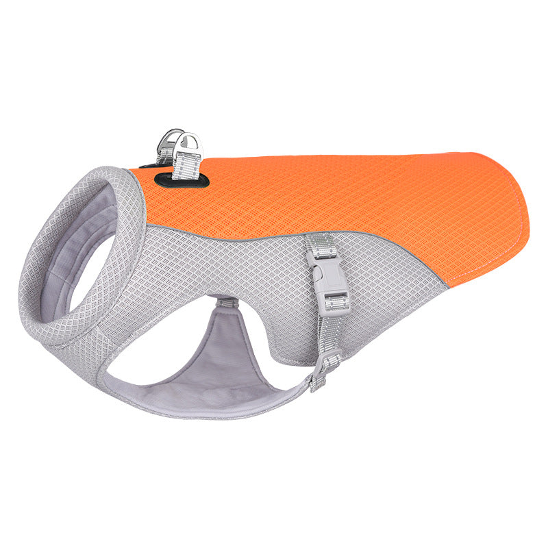 Dog Cooling Vest Breathable Heat Relief Shirt for Summer Walks