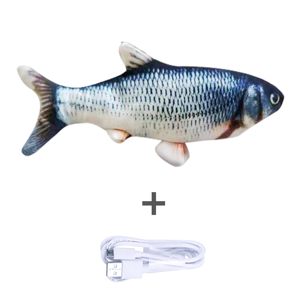 Flopping Fish Cat Toy – Interactive USB Rechargeable Cat Toy