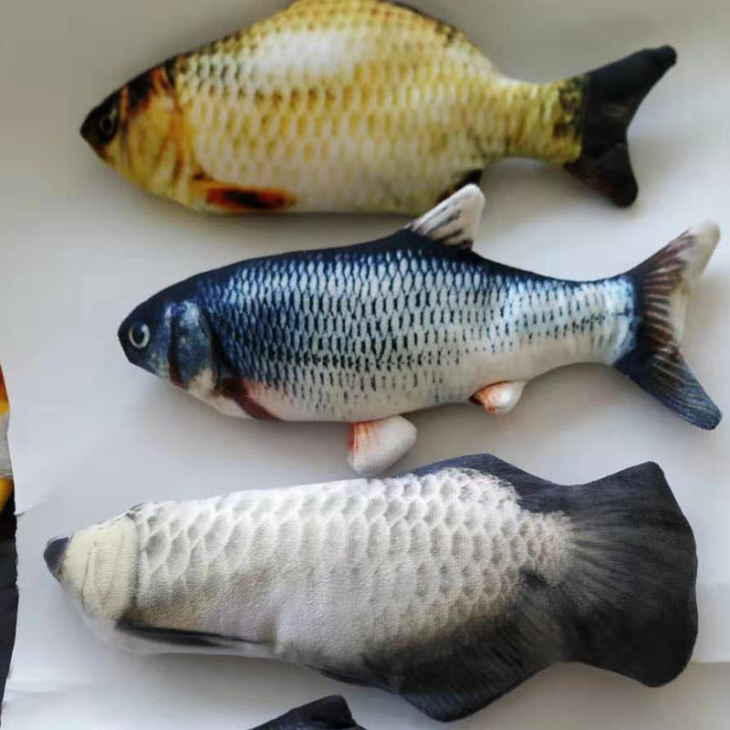 Flopping Fish Cat Toy – Interactive USB Rechargeable Cat Toy