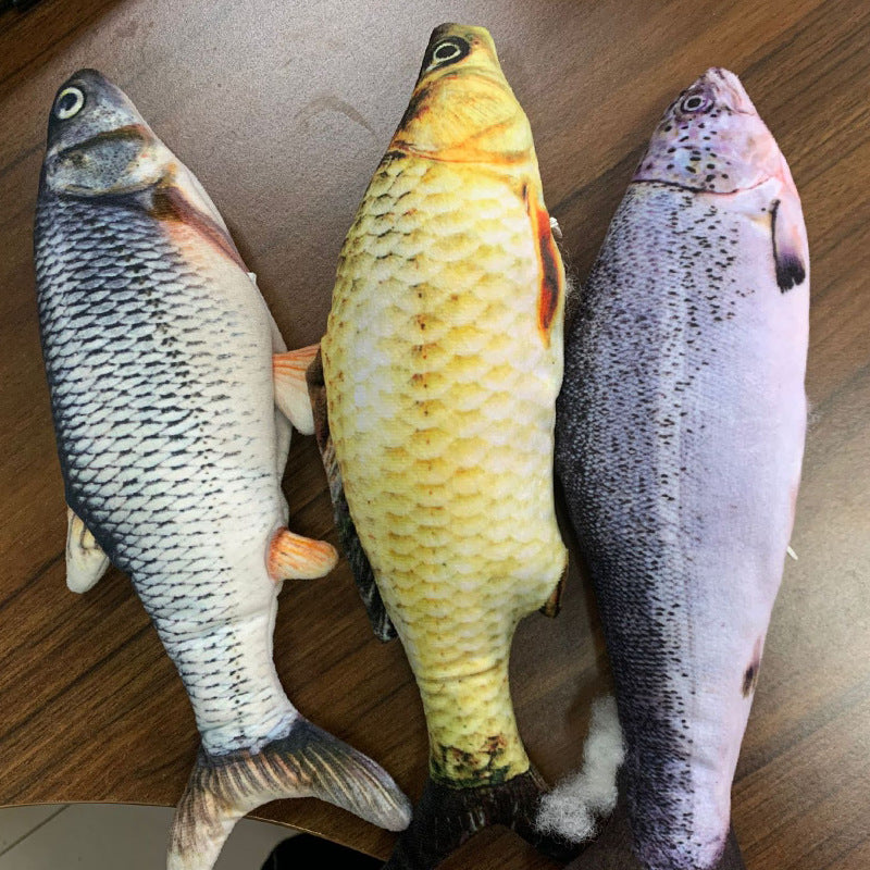 Flopping Fish Cat Toy – Interactive USB Rechargeable Cat Toy