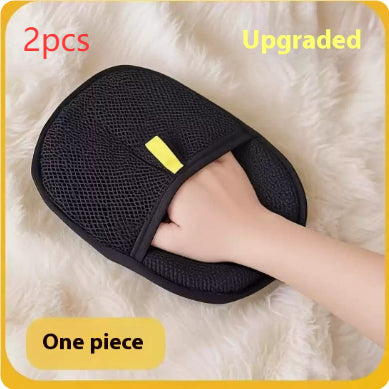 Pet Hair Remover Grooming Glove for Dogs & Cats