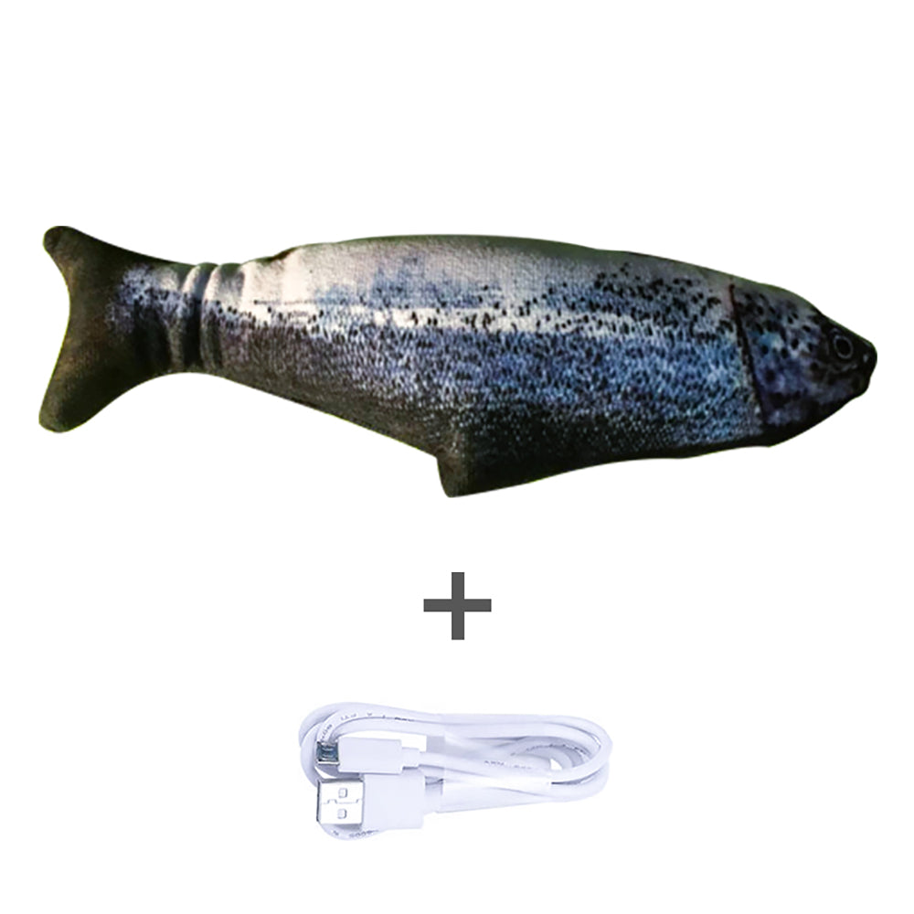 Flopping Fish Cat Toy – Interactive USB Rechargeable Cat Toy