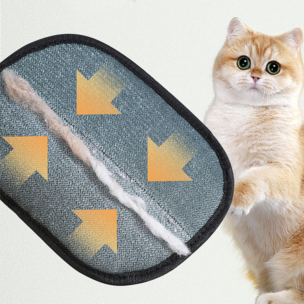 Pet Hair Remover Grooming Glove for Dogs & Cats