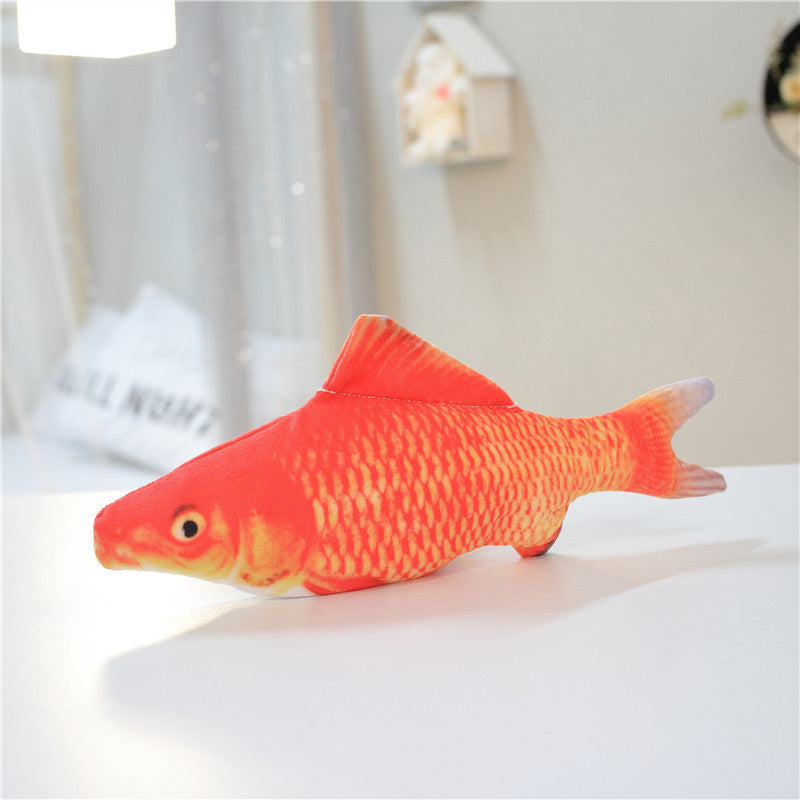 Flopping Fish Cat Toy – Interactive USB Rechargeable Cat Toy