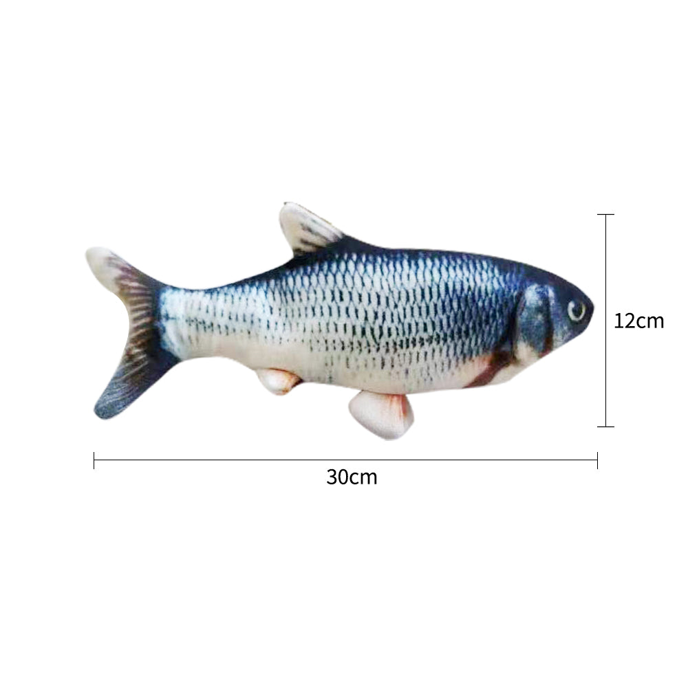 Flopping Fish Cat Toy – Interactive USB Rechargeable Cat Toy
