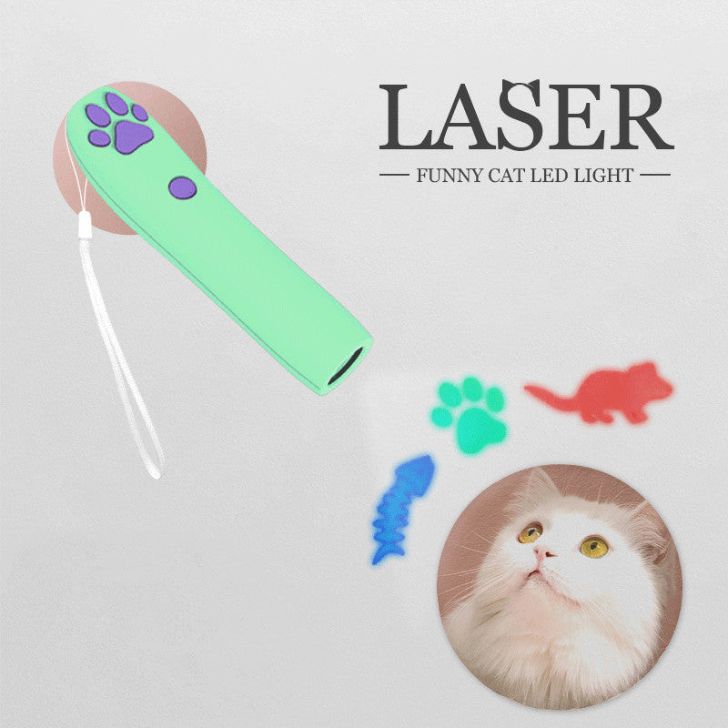 LED Laser Cat Toy Pointer – Interactive Chase Toy for Indoor Cat