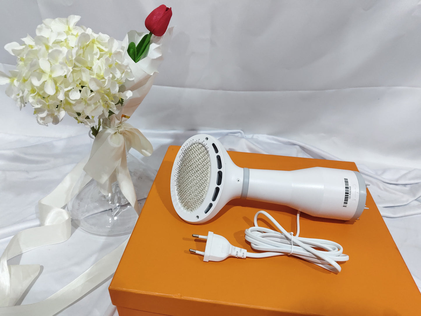 2-in-1 Pet Hair Dryer Brush for Dogs – Low Noise Grooming