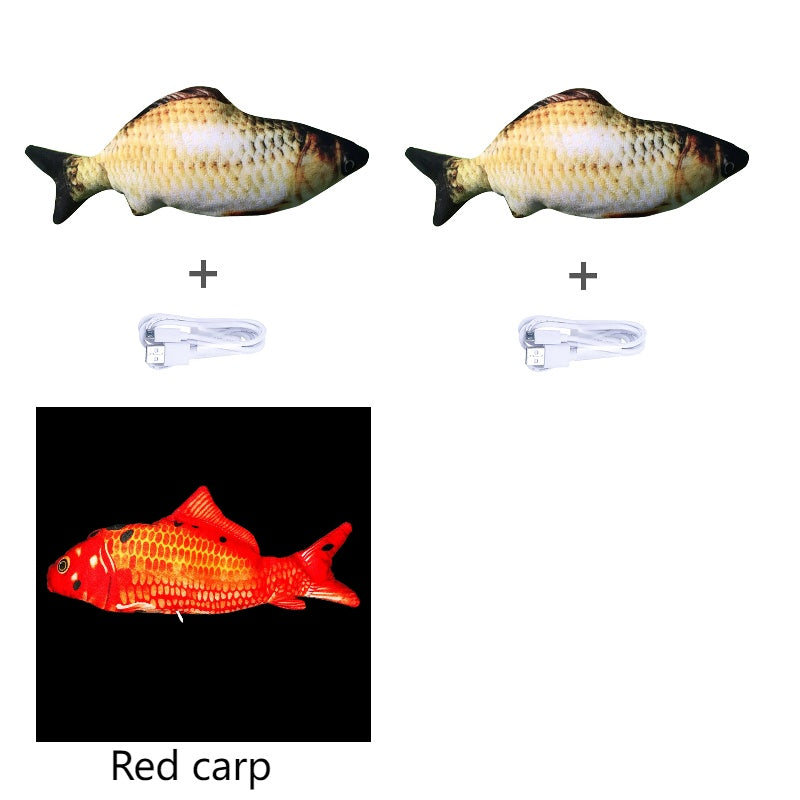 Flopping Fish Cat Toy – Interactive USB Rechargeable Cat Toy