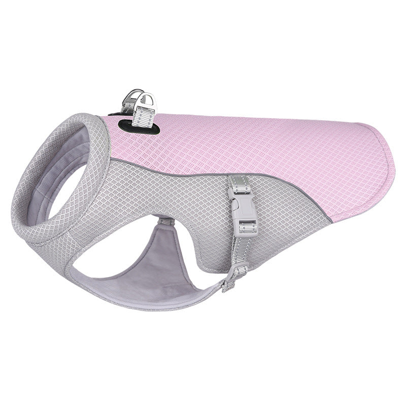 Dog Cooling Vest Breathable Heat Relief Shirt for Summer Walks