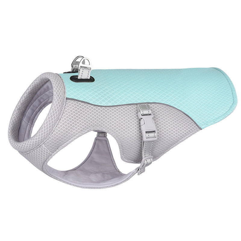Dog Cooling Vest Breathable Heat Relief Shirt for Summer Walks