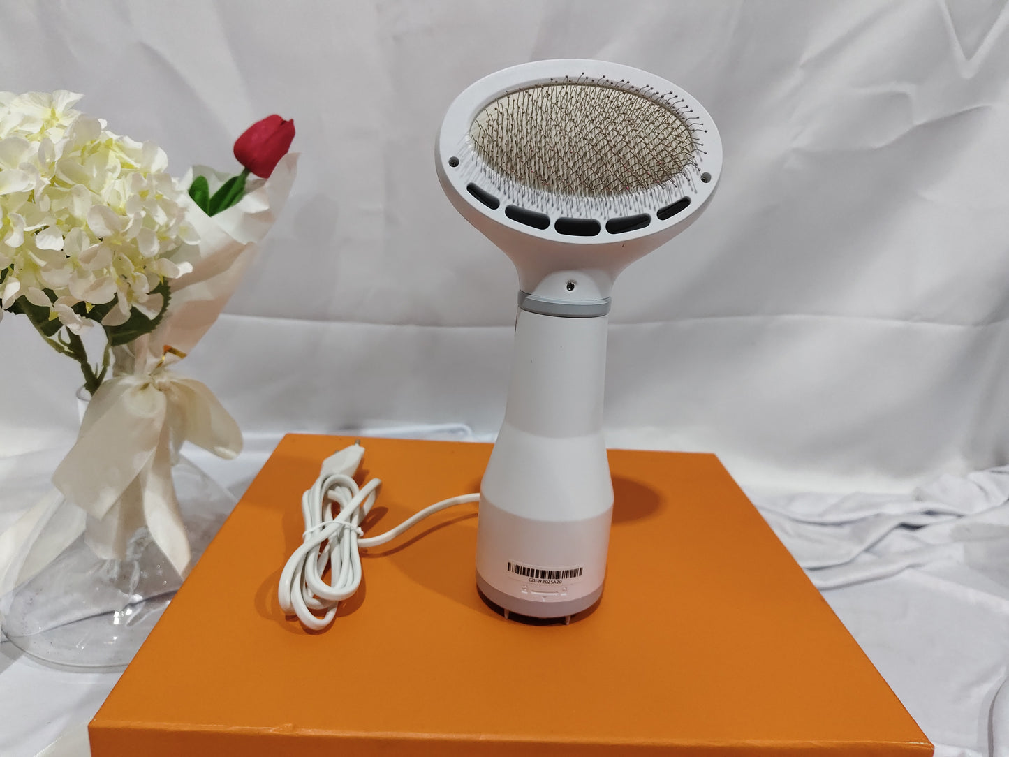 2-in-1 Pet Hair Dryer Brush for Dogs – Low Noise Grooming