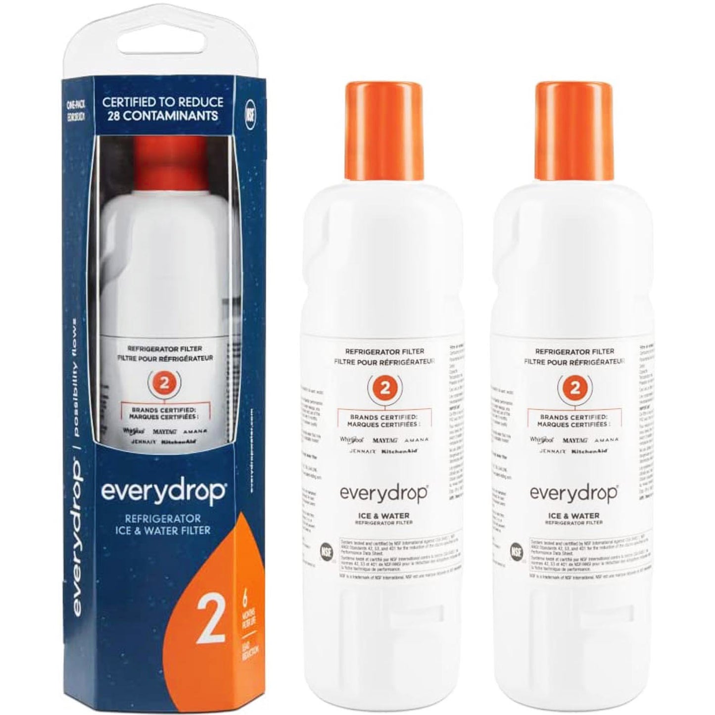 EDR2RXD1 water filter - FILTER 2 - W10413645A refrigerator water filter 2