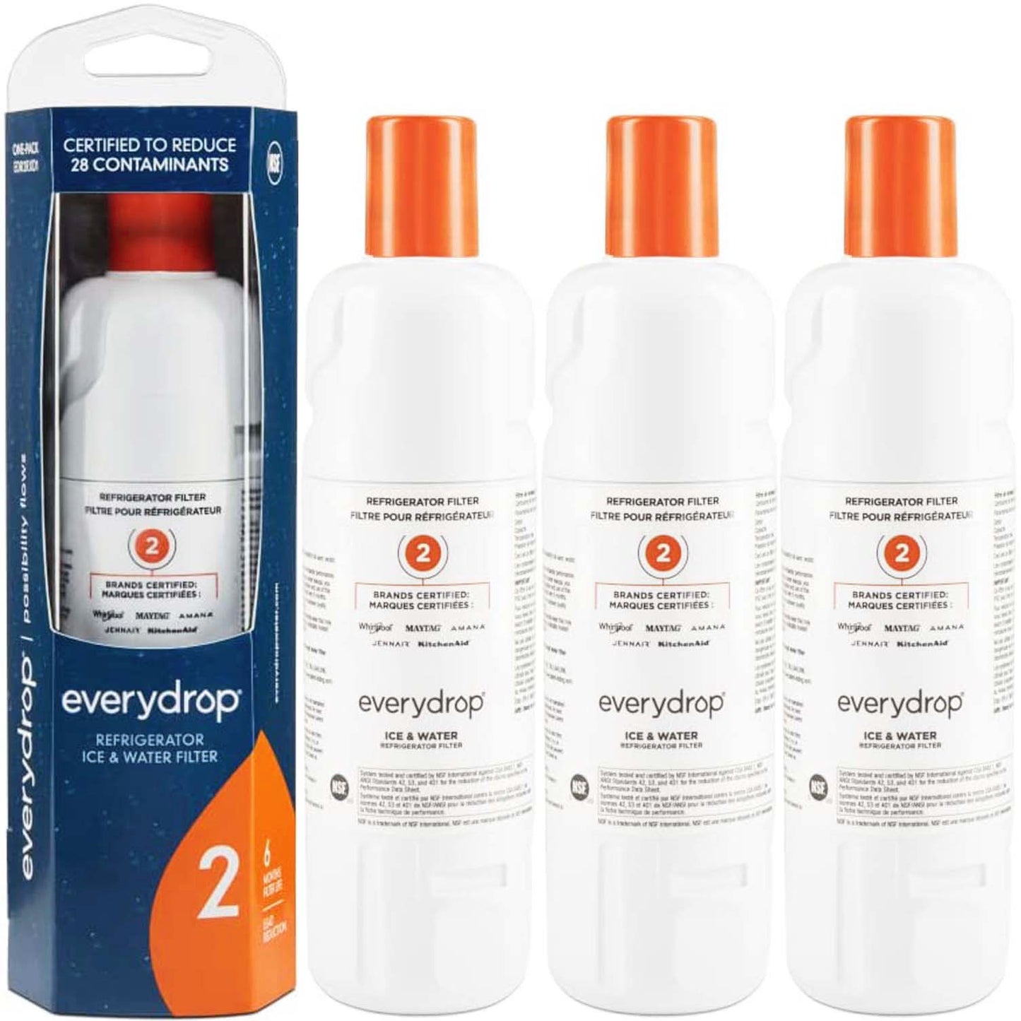 EDR2RXD1 water filter - FILTER 2 - W10413645A refrigerator water filter 2