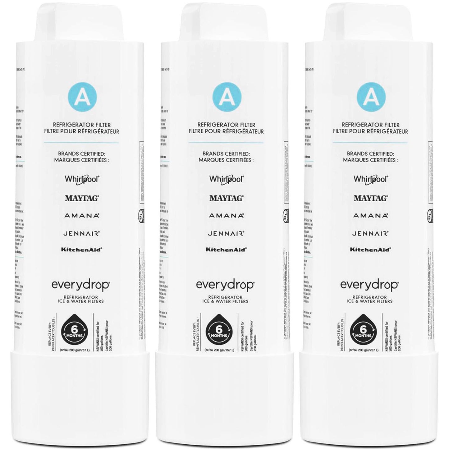 EDRARXD1 water filter - FILTER A - EDRARXD1B refrigerator water filter A