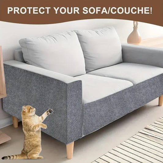 Self-Adhesive Cat Scratcher Mat – Trim-to-Fit Sofa Protector