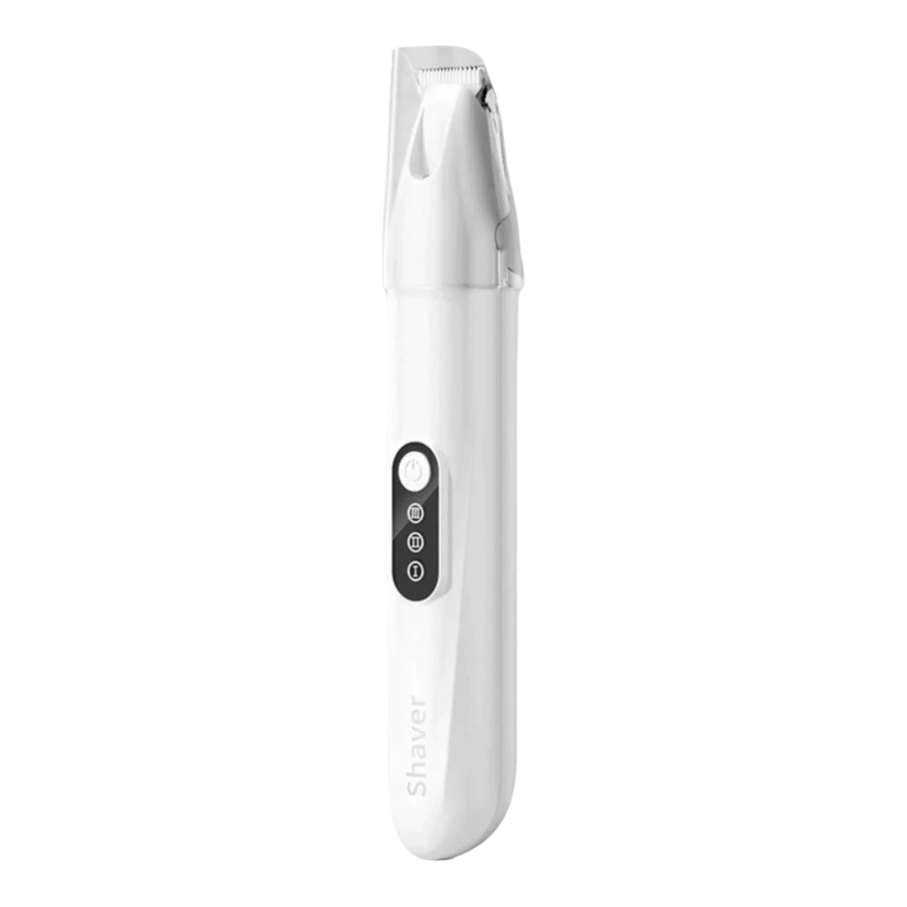 Quiet USB Rechargeable Pet Hair Trimmer with LED Precision Cut