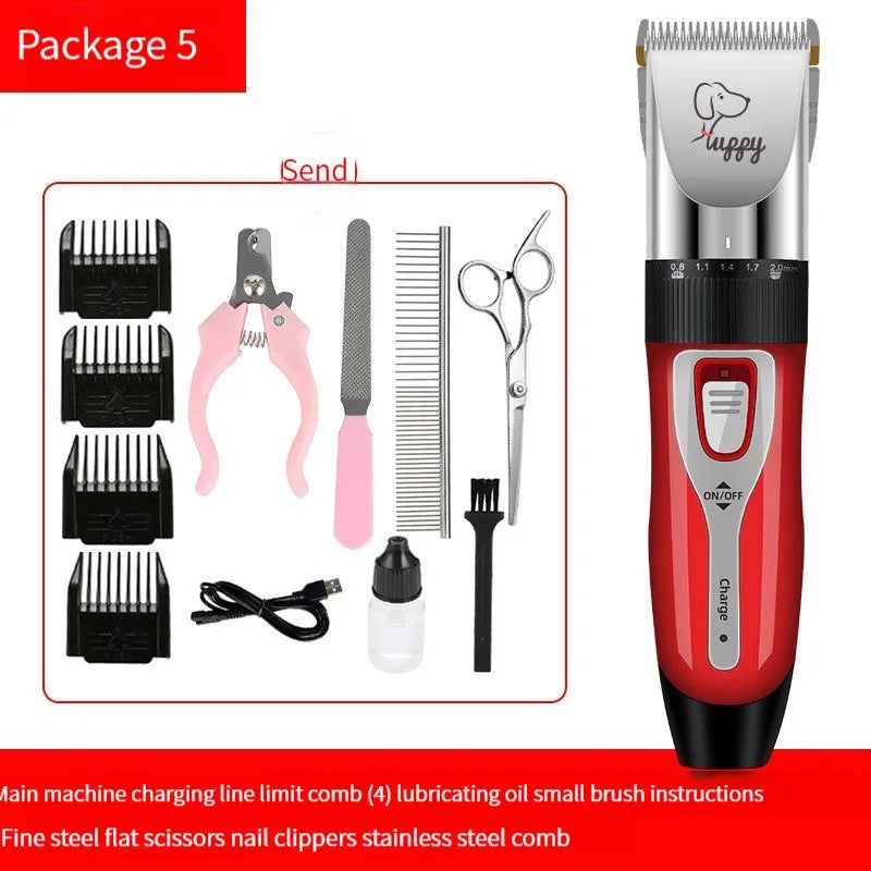 Cordless Dog & Cat Hair Clipper – Professional Pet Grooming Kit