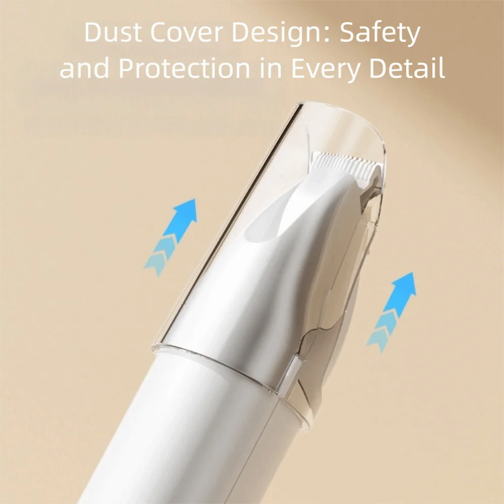 Quiet USB Rechargeable Pet Hair Trimmer with LED Precision Cut