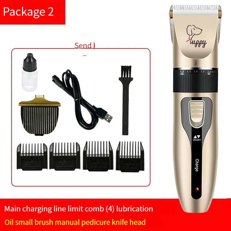 Cordless Dog & Cat Hair Clipper – Professional Pet Grooming Kit