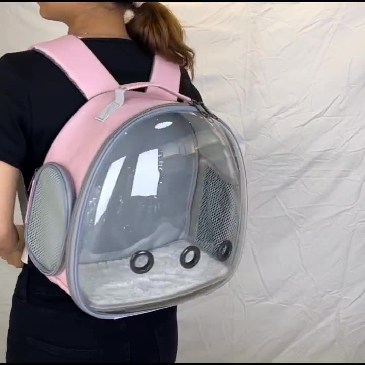 Breathable pet carrier with ventilation holes