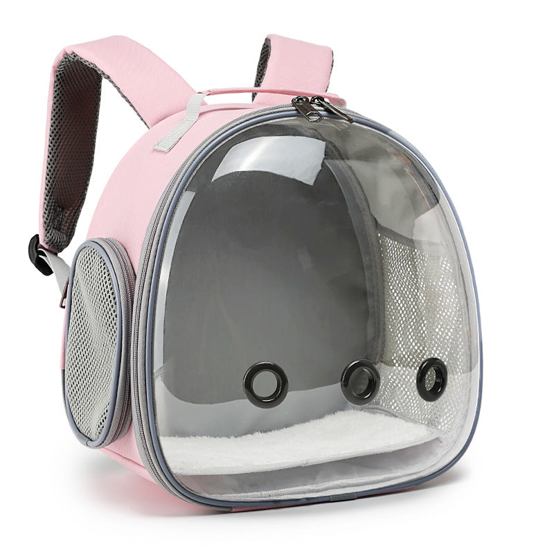 Transparent Cat Carrier Backpack for Small Animals Travel Bag