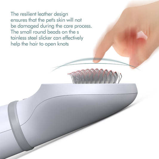 Dog grooming dryer brush for quick drying