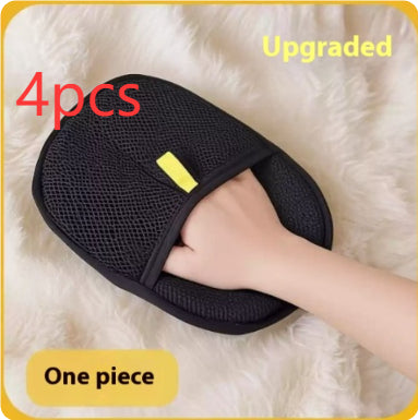 Pet Hair Remover Grooming Glove for Dogs & Cats