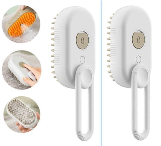 3-in-1 Steam Pet Grooming Brush for Dogs & Cats
