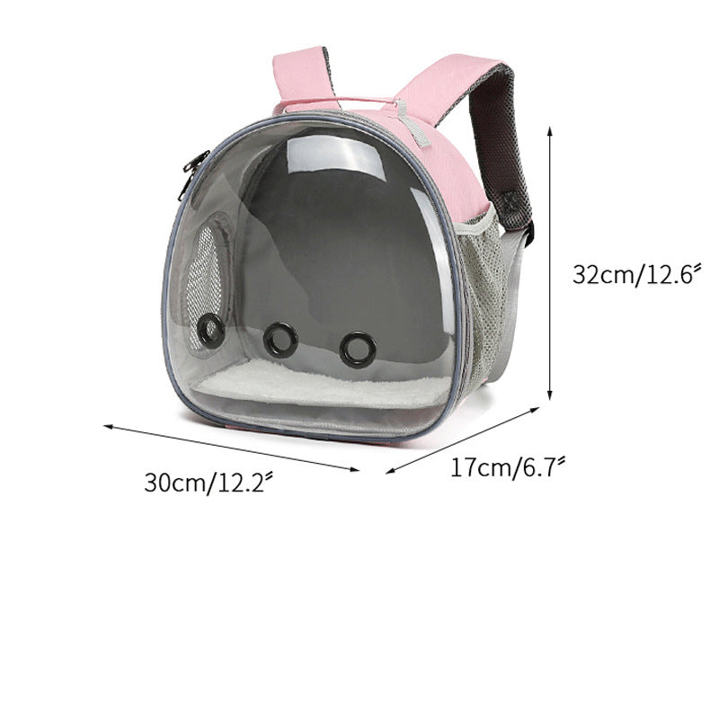 Small animal backpack for outdoor travel